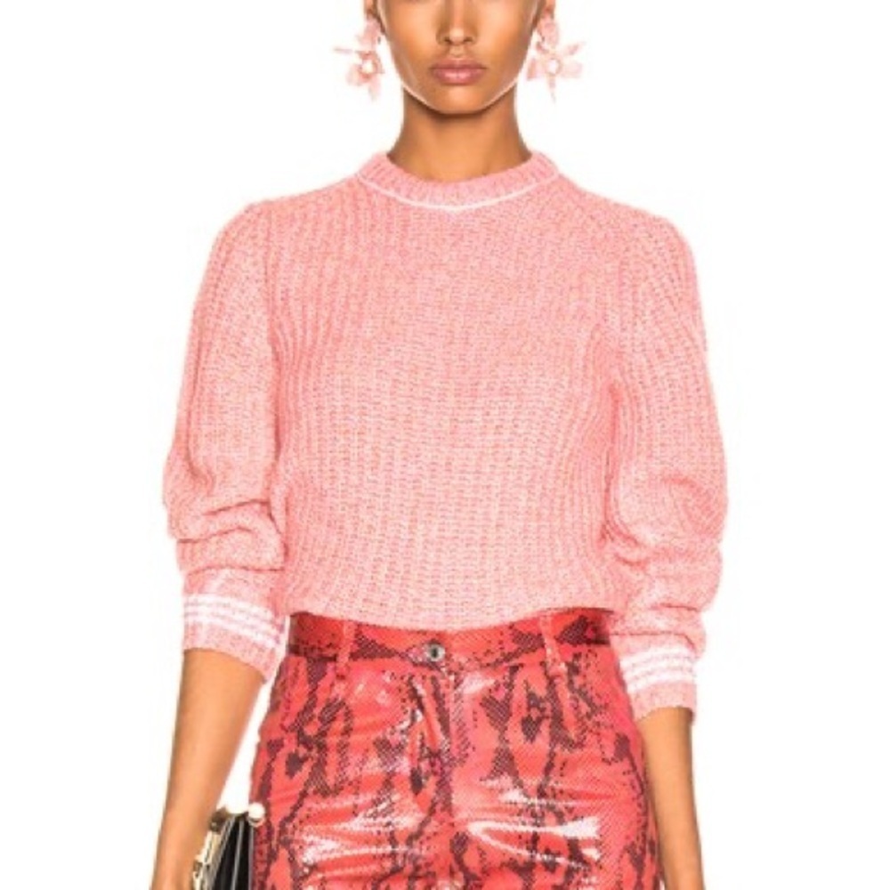 Rag & Bone Cheryl Crew in Pink Multi size S - Picture 4 of 12